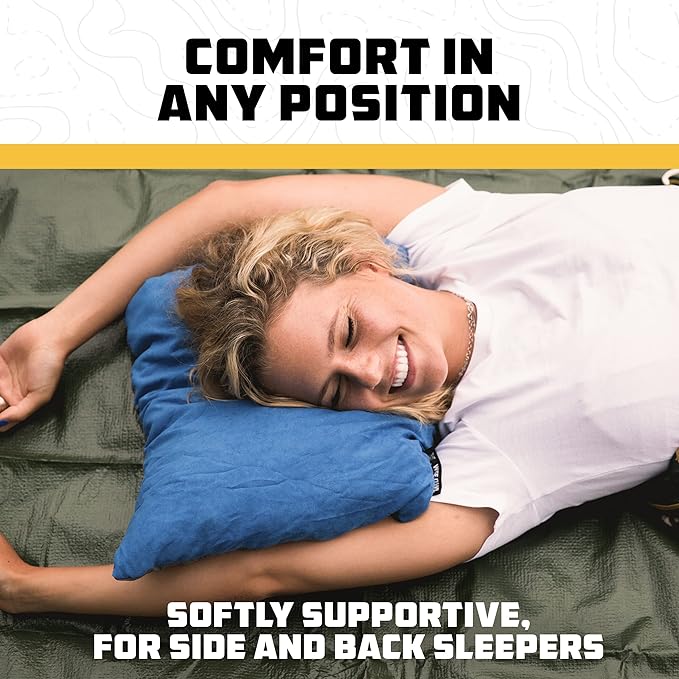 Wise Owl Outfitters Camping Pillow – Memory Foam Travel Pillow - Image 6