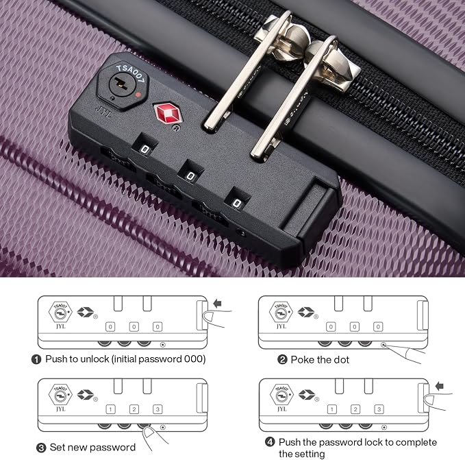 Hanke 29 Inch Luggage Suitcases - Image 7