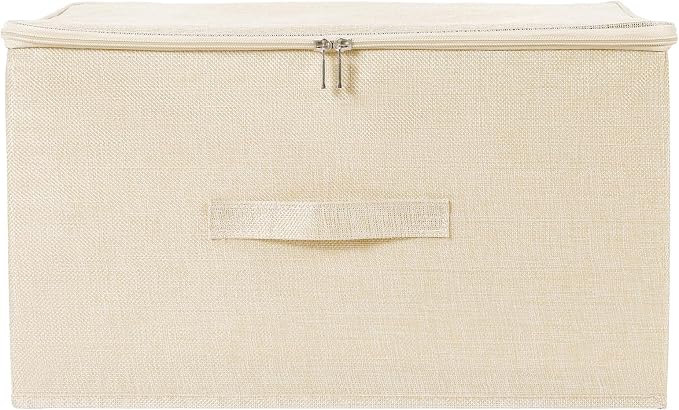 ANMINY Storage Bins with Zipper Lids 51.9 Qt Lidded Fabric Storage Boxes - Image 2