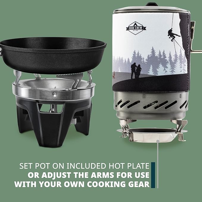 HikeCrew Portable Gas Powered Stove top & Cooking System, Compact Camping - Image 8