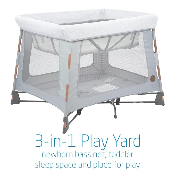 Maxi-Cosi Swift Lightweight Portable Playard, 1-Step Fold Playpen - Image 2
