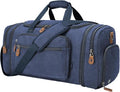 Gonex Canvas Duffle Bag 60L Travel Duffel Overnight Weekend Bag by Gonex