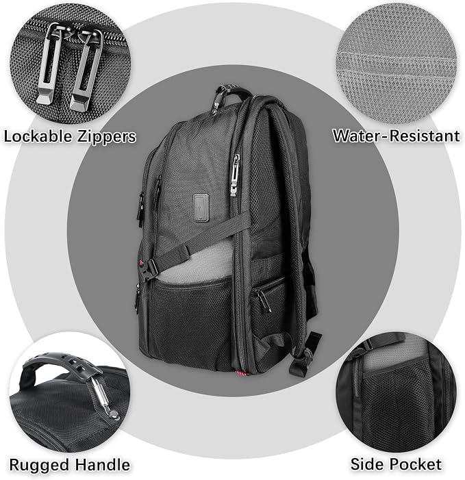 Extra Large Laptop Backpack for Men, Travel Backpack, Big Backpack, 50L Water - Image 7
