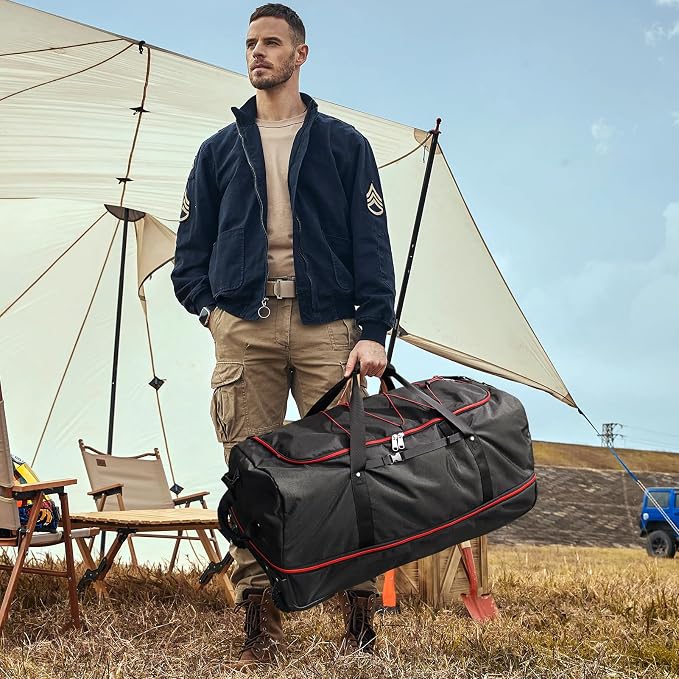 CONTAIL 32" Soft-Sided Rolling Duffle Bag - Image 7