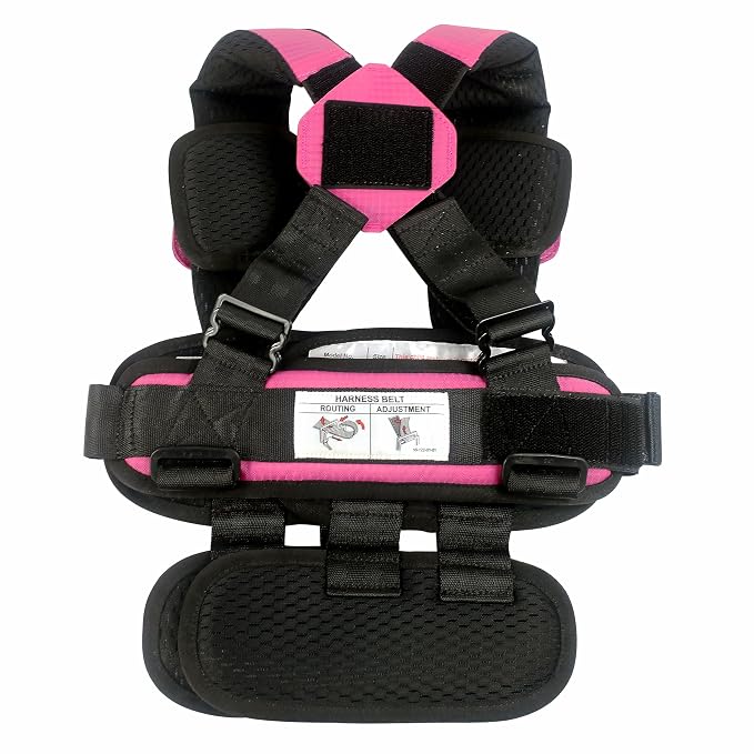 Small Pink, Lightweight, Portable Car Seat - Image 4