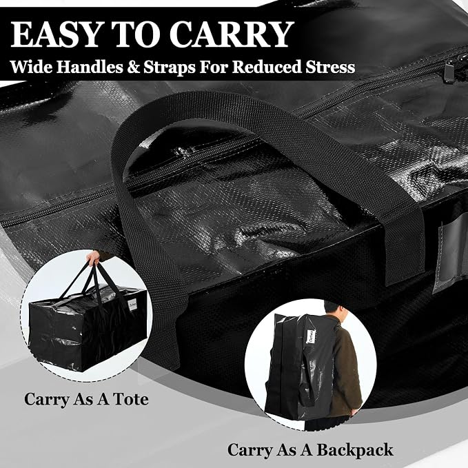 4 Pcs 24 Gallon Large Moving Bags - Image 4