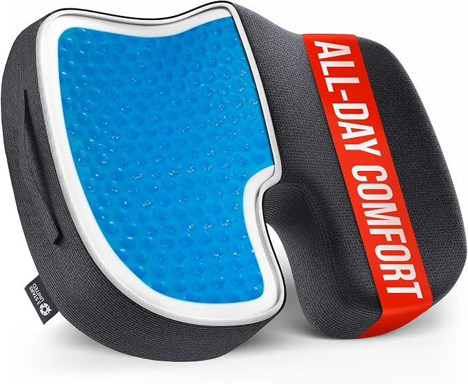 5 STARS UNITED Seat Cushion for Tailbone Pain Relief – Memory Foam Cushion for by 5STARSUNITED