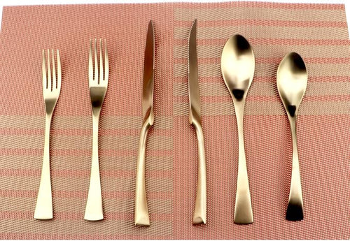 6-Piece Flatware Set, Extra Thick Heavy Duty by Uniturcky