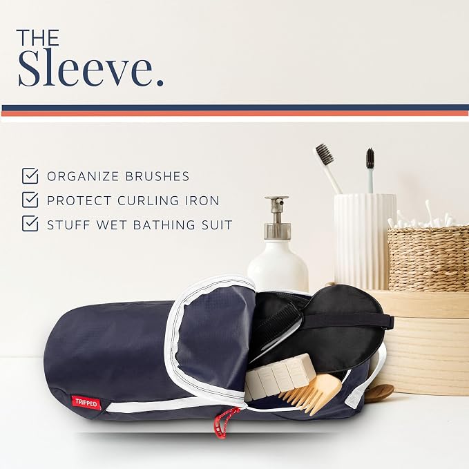 Toiletry Bag Kit Set: Hanging Travel Toiletry Bag + 311 TSA Cosmetic Liquid Bag - Image 6