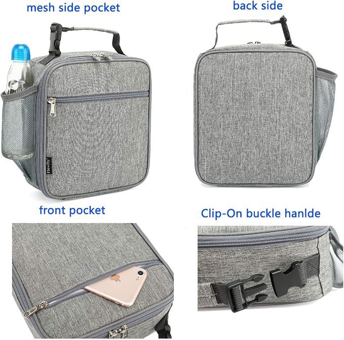 FlowFly Kids Lunch box Insulated Soft Bag Mini Cooler Back to School Thermal - Image 4