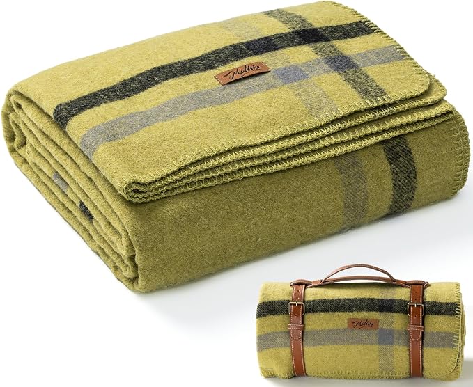 100% Wool Blanket, Military Wool Blanket, Sporting Events, Survival Kits by EmbraceCozyWarmthandUltimateComfort