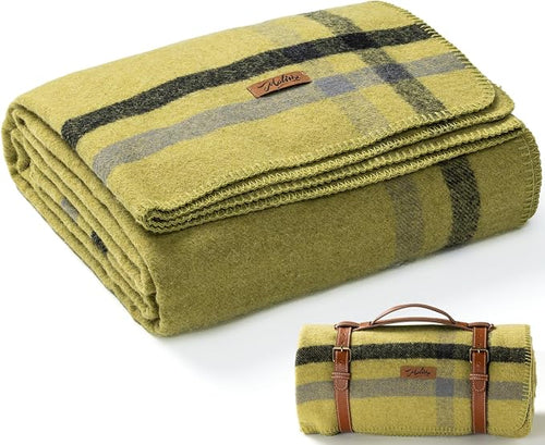 100% Wool Blanket, Military Wool Blanket, Sporting Events, Survival Kits by EmbraceCozyWarmthandUltimateComfort