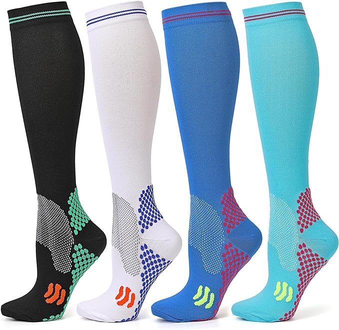 Kickticks 4 Pairs Compression Socks by Kickticks