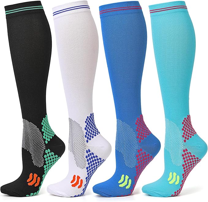 Kickticks 4 Pairs Compression Socks by Kickticks