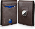 RUNBOX AirTag-Wallet-Mens-Slim-RFID Blocking Wallets Leather by RUNBOX