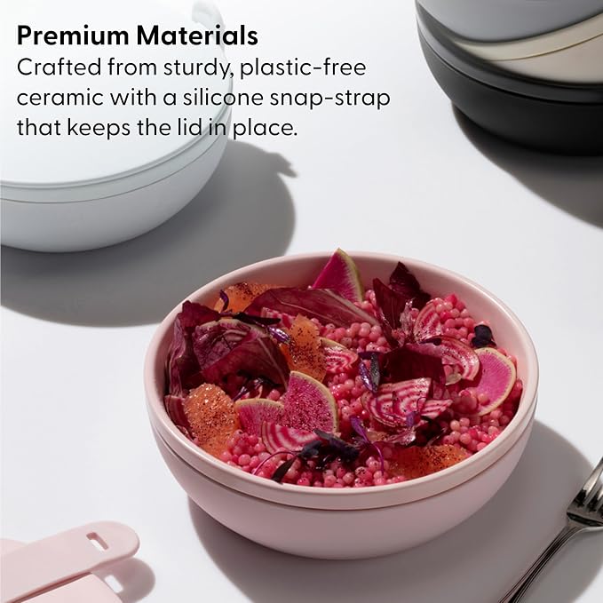 W&P Porter Ceramic Bowl Lunch Container w/ Protective Non-slip Exterior - Image 3