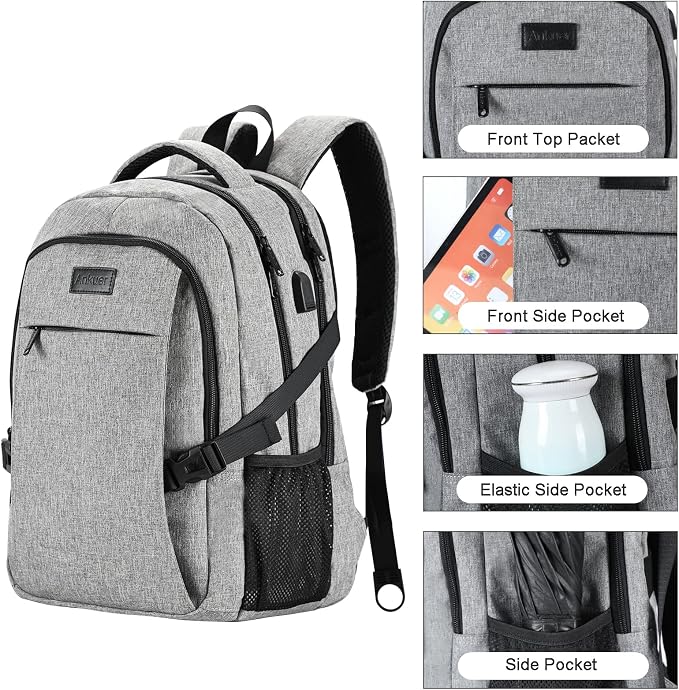 ANKUER Backpacks for Men Women, Backpack Fits Up 15.6 in Laptop Backpack for - Image 5