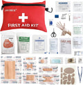 Mini First Aid Kit, 132 Piece Small Waterproof Emergency Medical Kit by DWCHECK