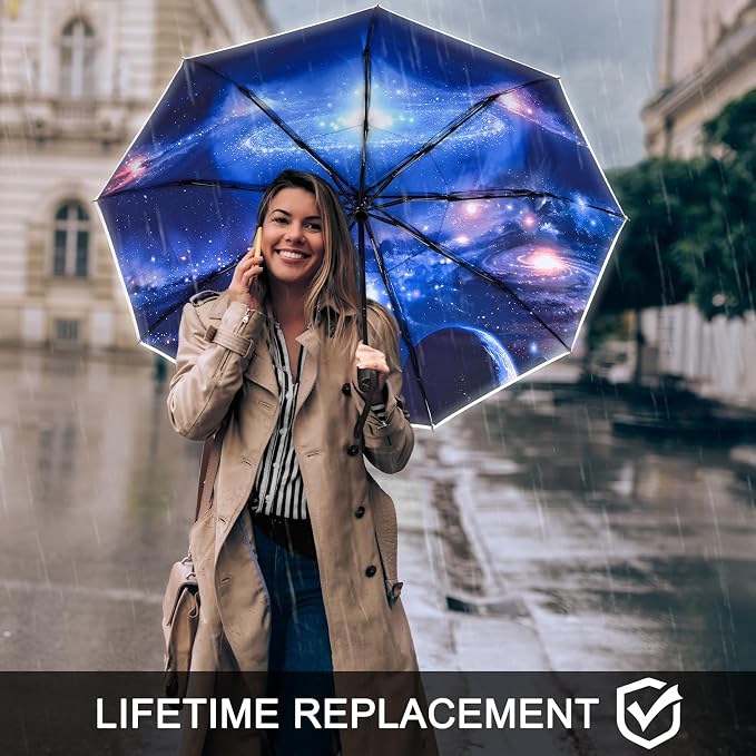 G4Free 42 Inch Eco Windproof Folding Umbrella - Image 7