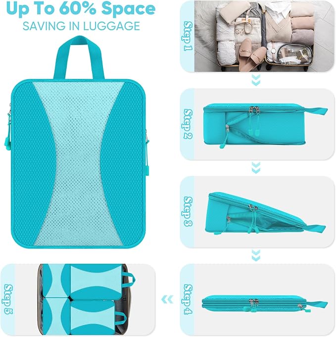 8 Set Compression Packing Cubes - Image 2