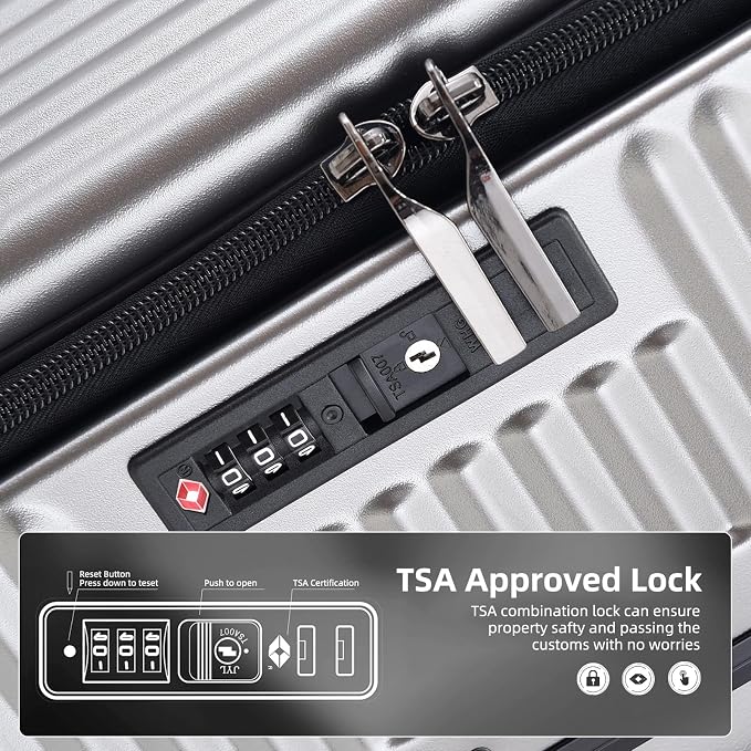 29 Inch Aluminum Checked Luggage - Image 5