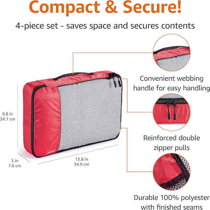 Amazon Basics Medium Packing Cubes - Image 3