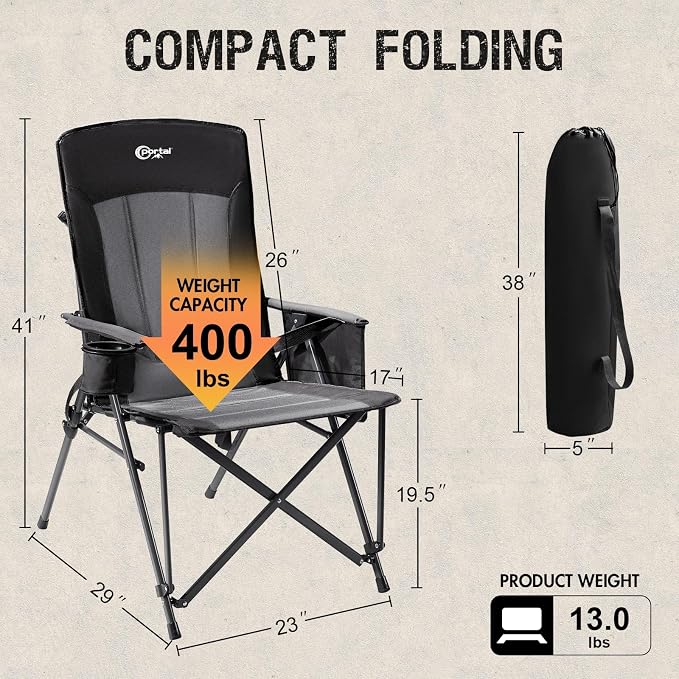 Portal Camping Chair with Lumbar Support - Image 3