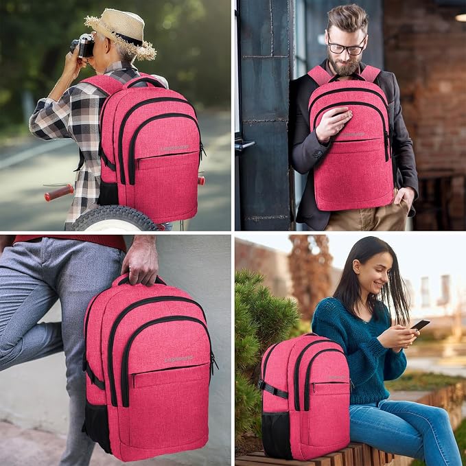 Lapsouno Travel Laptop Backpack, 15.6 Inch Travel Laptop Backpack, Water - Image 7