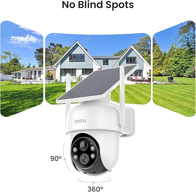 aosu Security Cameras Outdoor Wireless, 2 Cam-Kit, No Subscription, - Image 5