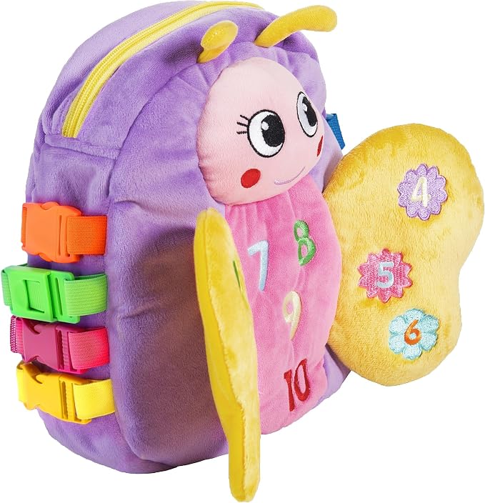 Buckle Toys Blossom Butterfly Toddler Backpack by BuckleToys