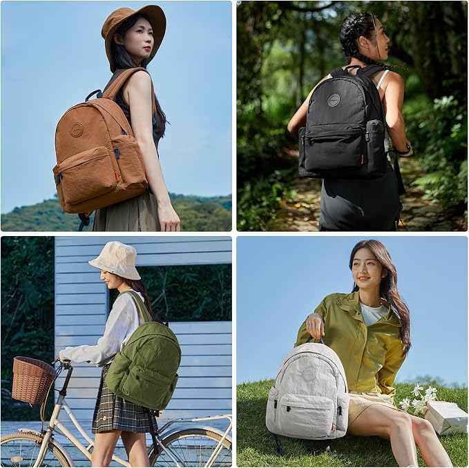 mixi Outdoor Lightweight Backpack Casual Carry On Laptop Backpack Travel Bookbag - Image 6