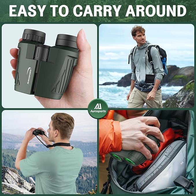 Aurosports 15x25 Compact Binoculars - Image 6