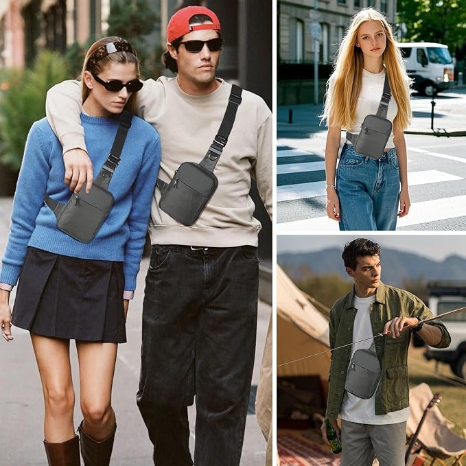 VADOO Crossbody Bags for Women, Mini Lightweight RFID Blocking Sling Men Bag - Image 5