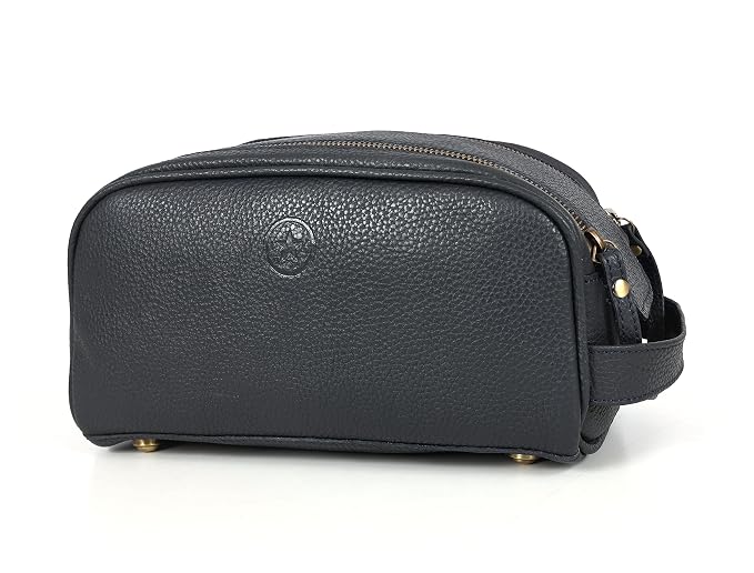 10" Premium Leather Toiletry Travel Pouch by AARONLEATHERGOODS%C2%AE