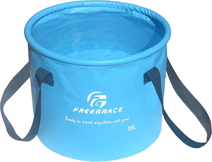 Premium Collapsible Bucket by Freegrace by Freegrace