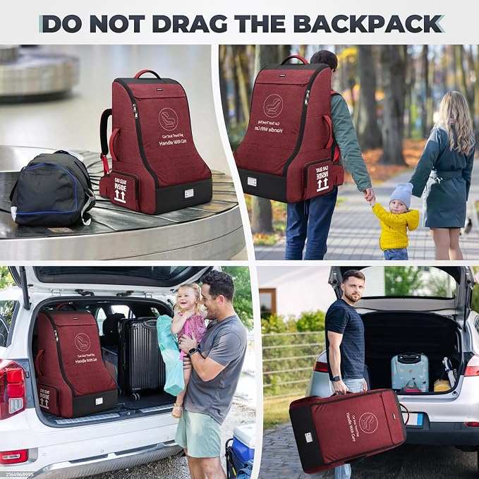RAINSMORE Padded Car Seat Travel Bag - Image 7