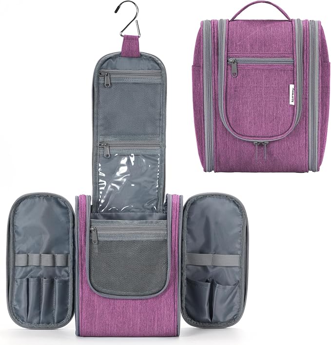 Narwey Small Hanging Toiletry Bag Women Travel Makeup Bag Organizer Toiletries by Narwey