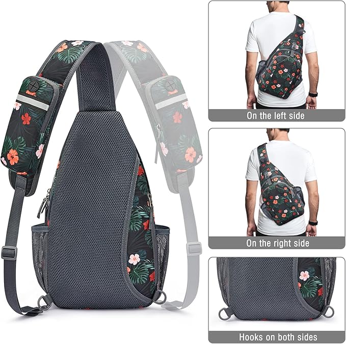 G4Free Sling Bag RFID Blocking Sling Backpack Crossbody Chest Bag Daypack - Image 6