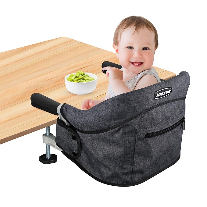 Hook On High Chair, Jozzve Baby High Chair, Portable High Chair by Jozzve