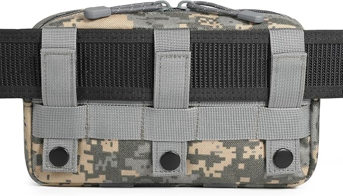 Tactical Molle Admin Pouch Utility Laser Cut EDC Tool Pouch Bag Horizontal - Image 2