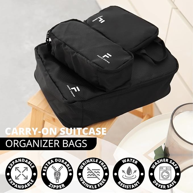 8 Piece Compression Packing Cubes Set - Image 6