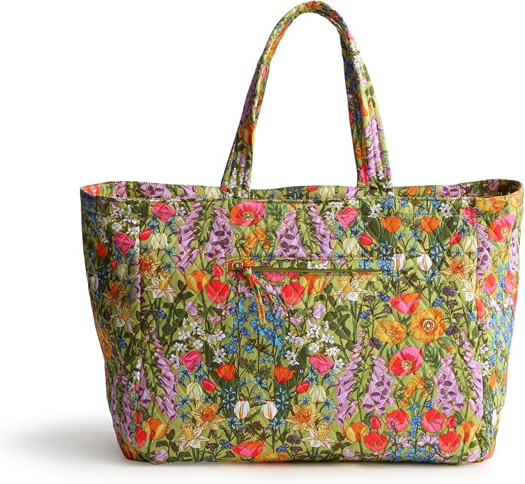 Premium Cotton Knollton Travel Tote Bag by VeraBradley