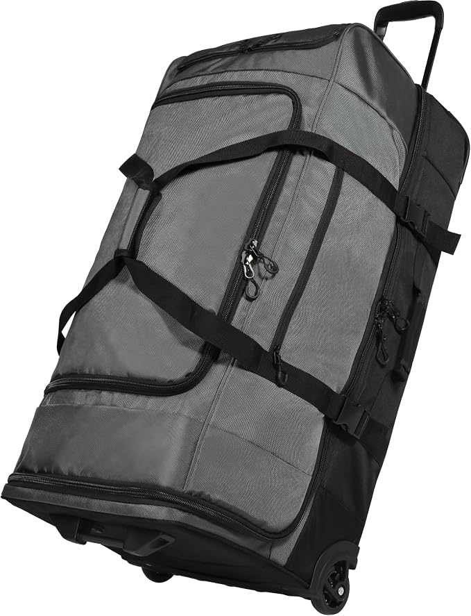 REDCAMP Large Rolling Duffle Bag by REDCAMP