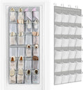 FENTEC 24 Pockets Over the Door Shoe Organizer Hanging Shoe Organizer by Fentec
