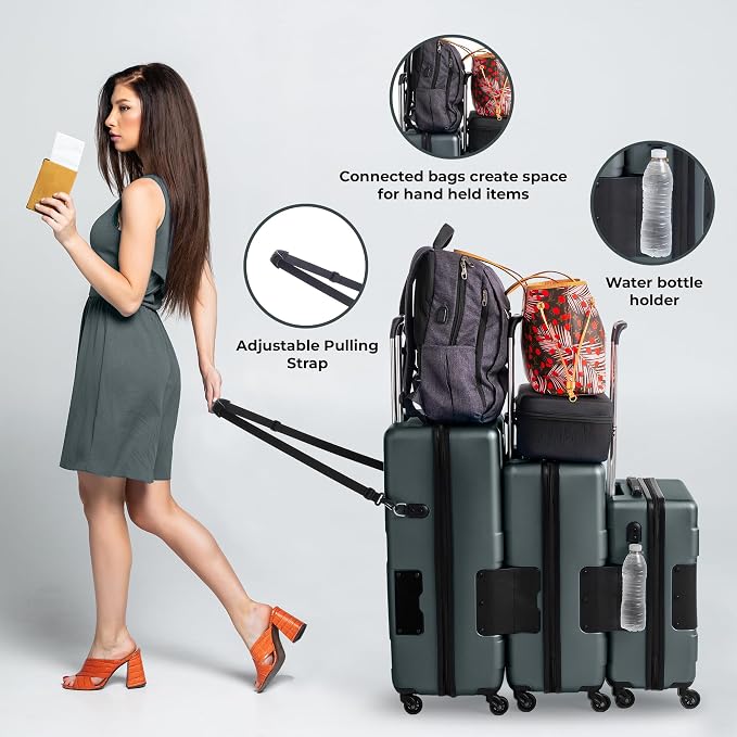 Tach V3.1 Hard Shell 3 Piece Luggage Set - Image 6
