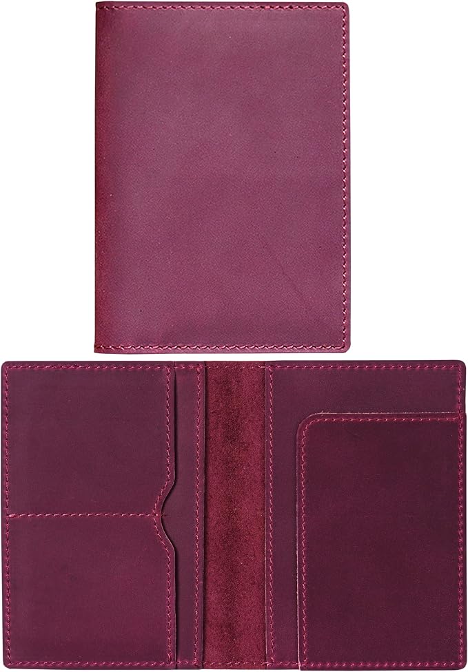 HIFA Leather Passport Holder, Handmade Passport Cover by HIFA