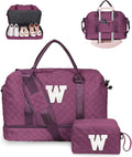Birthday Gifts for 4 5 6 7 8 9 10 11 12 13 Year Old Girls-Initial Travel Bag by Vogewood