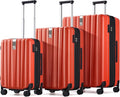 Hanke Expandable Hardshell Luggage Sets 3 piece Carry On Luggage by Hanke