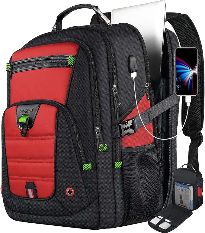Z-MGKISS 18.4-19 Inch Extra Large Laptop Backpack, Travel Backpack by Z-MGKISS