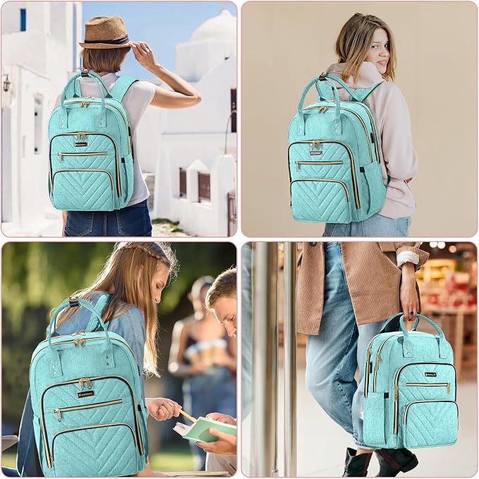 Laptop Backpack for Women, High School Bookbag for Girls - Image 7
